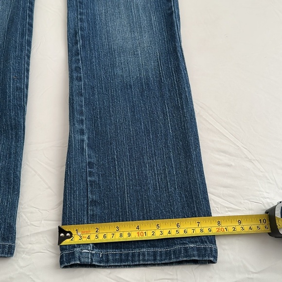 Ed Hardy Y2K multicolor skull back pocket stretch straight blue denim jeans - Picture 11 of 12